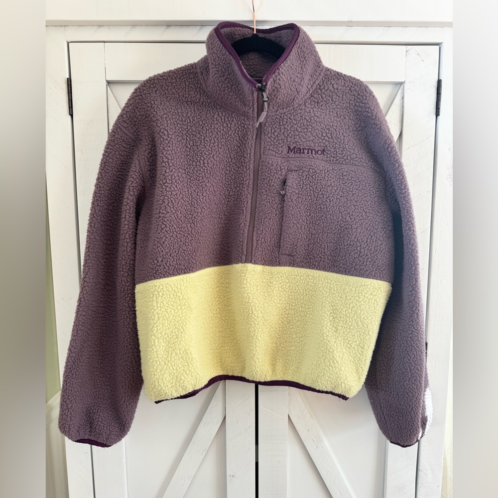 Marmot Two-Tone Fleece Jacket. Women’s large.